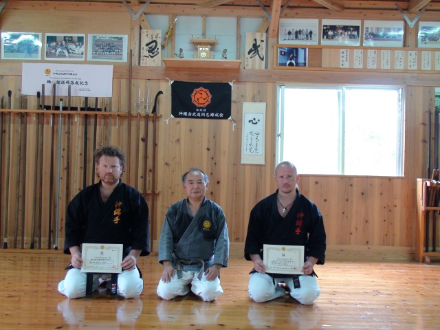 Gasshuku avec Maître Gakiya (Honbu Dojo Okinawa, Japon).