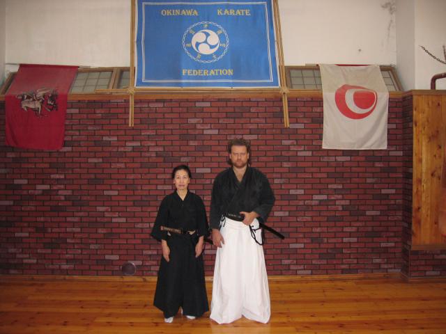 Avec Goto Keisen 7e dan Iaido et Kembu.