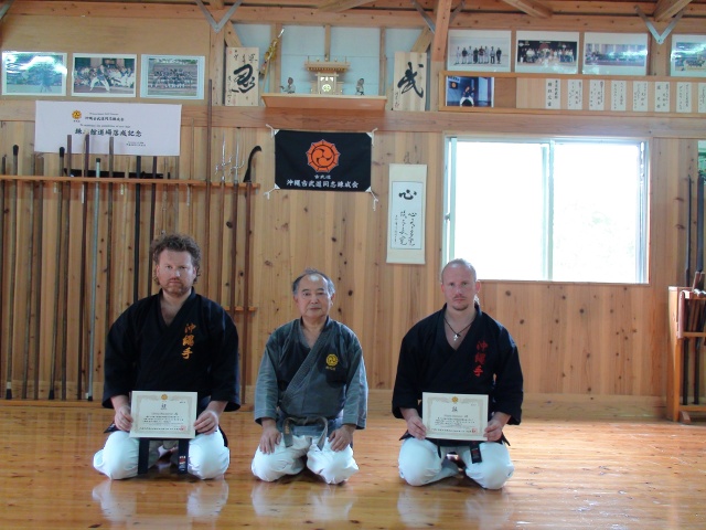 Gasshuku avec Maître Gakiya (Honbu Dojo Okinawa, Japon).